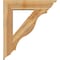 Ekena Millwork Funston Traditional Rough Sawn Bracket w/ Offset Brace, Western Red Cedar, 8"W x 34"D x 38"H BKT0806X34X38FST01RWR - alternate 4
